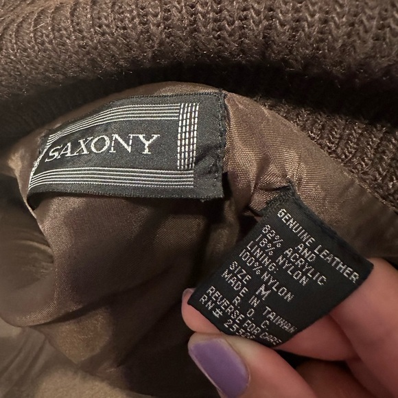 Saxony Vintage and rare to find Leather Jacket - Picture 11 of 13